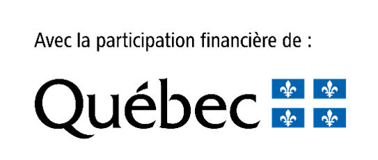 Logo avec la participation financière de Québec